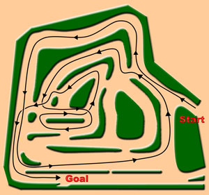 dirt trial course