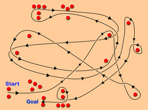 gymkhana course（岩木山スキー場駐車場）