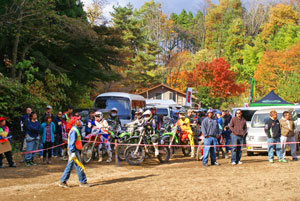 motocross 会場（十和田スポーツランド）
