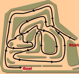 dirt trial course
