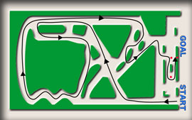 ダートトライアル コース図