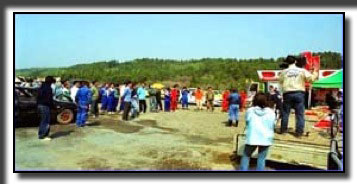 ダートスプリントレース 朝のミーティング